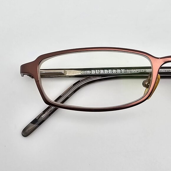 Burberry B9429 0KB7 Bronze Crystal Brown Eyeglasses Frame w Case Italy 48-19-135 - Picture 13 of 15